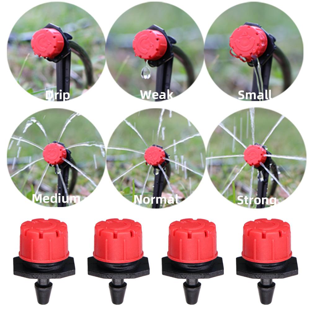 10-1000PCS Adjustable 8 Holes Dripper Sprinkler Garden Irrigation Nozzle Emitter Micro Drip Balcony Yard Greenhouse Watering