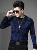 European Style 2025 Autumn and Winter New Long-Sleeve Crew Neck Sweater Men's Casual Knitwear Trendy Brand Full Floral Knit Sweater for Men