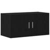 Wall Cabinet Black Oak Look 80 x 39 x 40 cm Engineered Wood