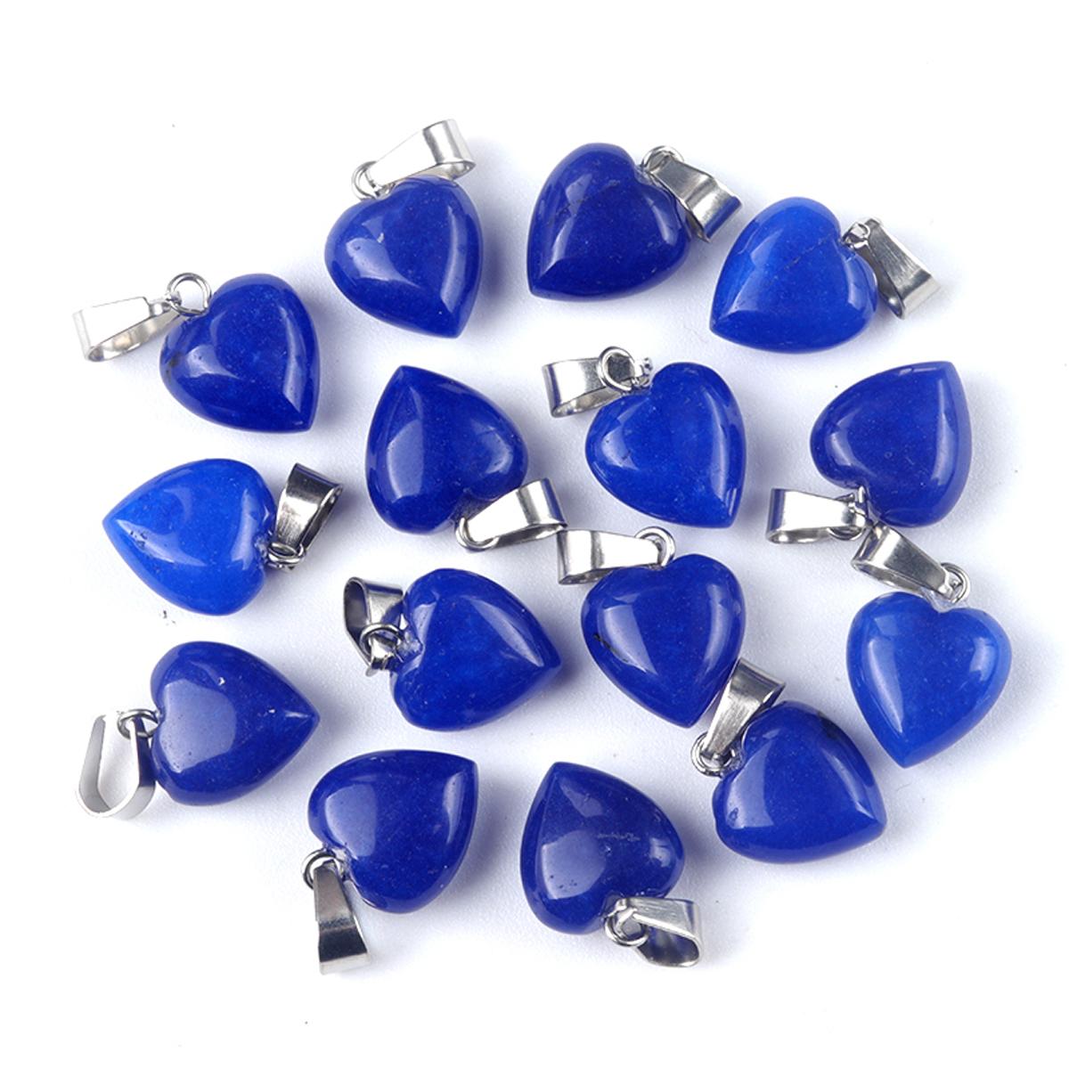 

5 шт./упак. кулон в виде целебного хрустального сердца, натуральный камень, кварц, драгоценные камни, подвески для изготовления ювелирных изделий, ожерелье, браслет, серьги, аксессуары, ремесло 13x13 мм 5Pcs/13x13mm