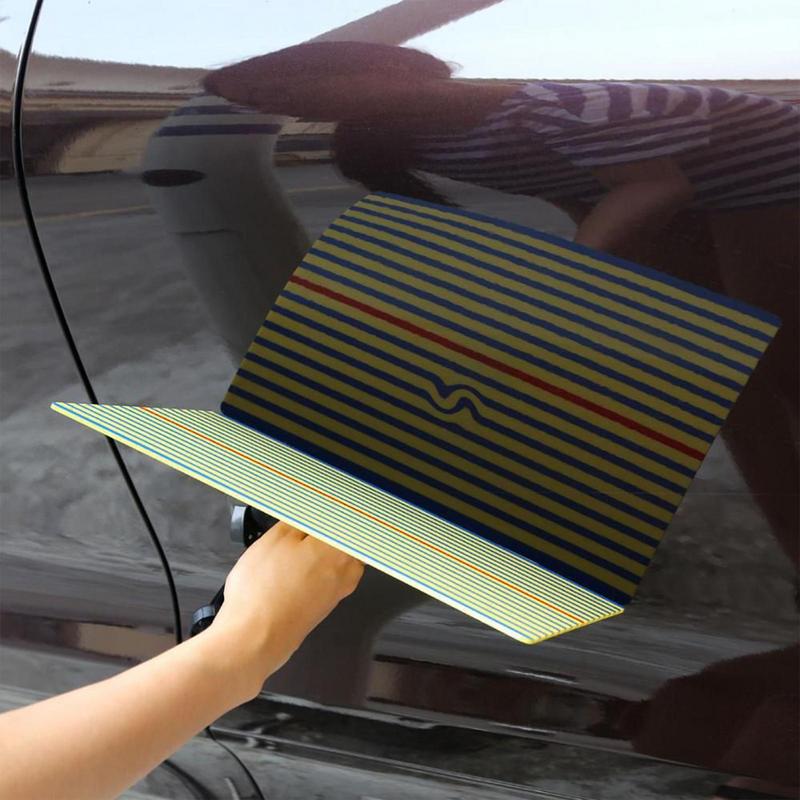 Dent Repair Board Car Striped Dent Removal Tool with Adjustable Holder Precision Striped Panel Auto Repair Tools for Detailing