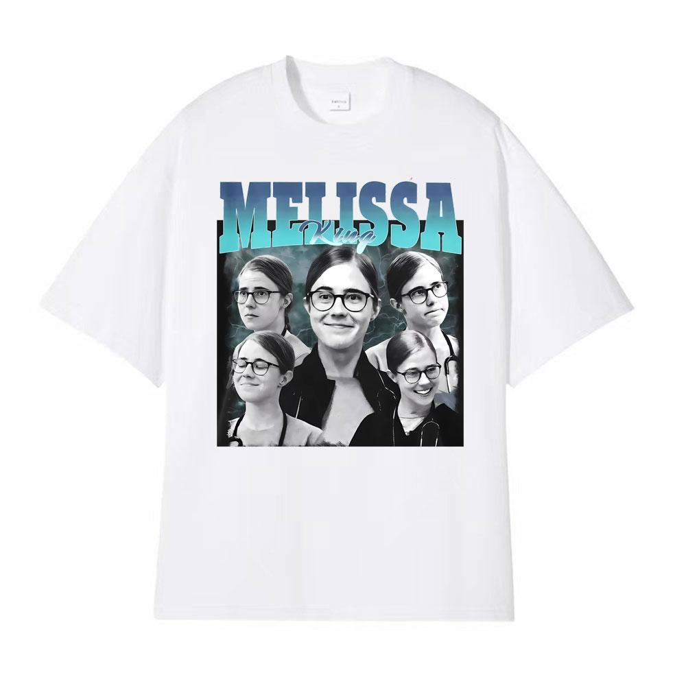 Melissa King Vintage Funny Doctor Meme Print Tshirts Men Women Clothing Fashion Harajuku Tshirt Short Sleeve Oversized T Shirt