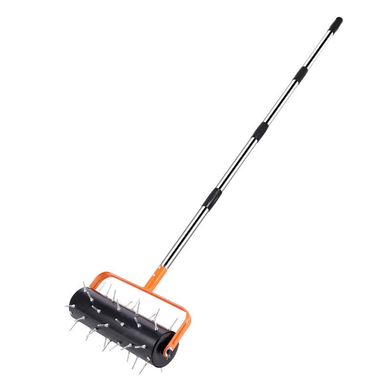 New Rolling Lawn Aerator Oxygenator & Soil Cultivator Tool