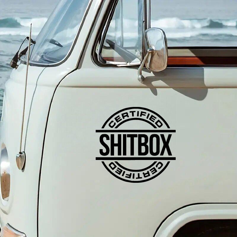 Certified Shitbox Decal Sticker, FOR Car Truck Window