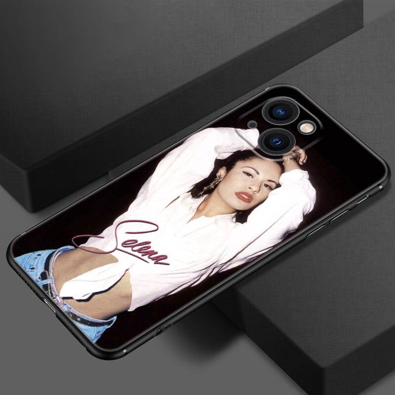Selena Quintanilla Phone Case For Apple iPhone 13 12 Mini 11 Pro XS Max XR X 8 7 6S 6 Plus SE 2022 2020 5S 5 Soft Black Cover