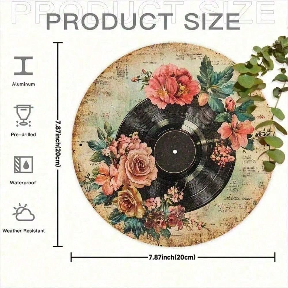 Vintage Tin Sign Wall Decor Retro Metal Poster for Kitchen Pub 20cm