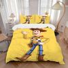 3pcs Yellow Woody Toy Story Bedding Set - 1 Soft Quilt Cover + 2 Pillowcases, Machine Washable - Suitable for All Seasons, Perfect Gift for Famil