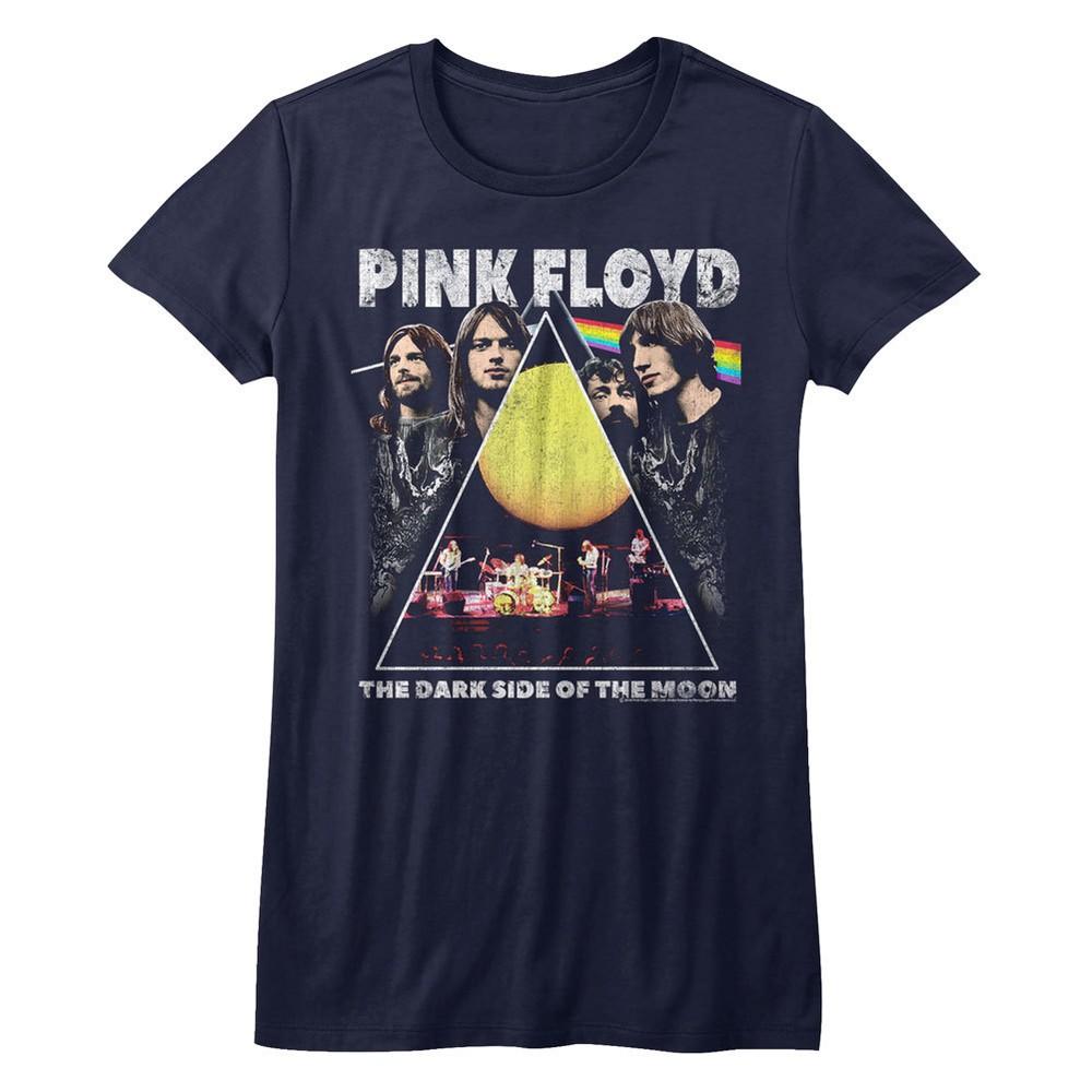 Pink Floyd Dark Side Of The Moon Live On Stage Women s T Shirt Psychedelic Music Unisex T-Shirt S