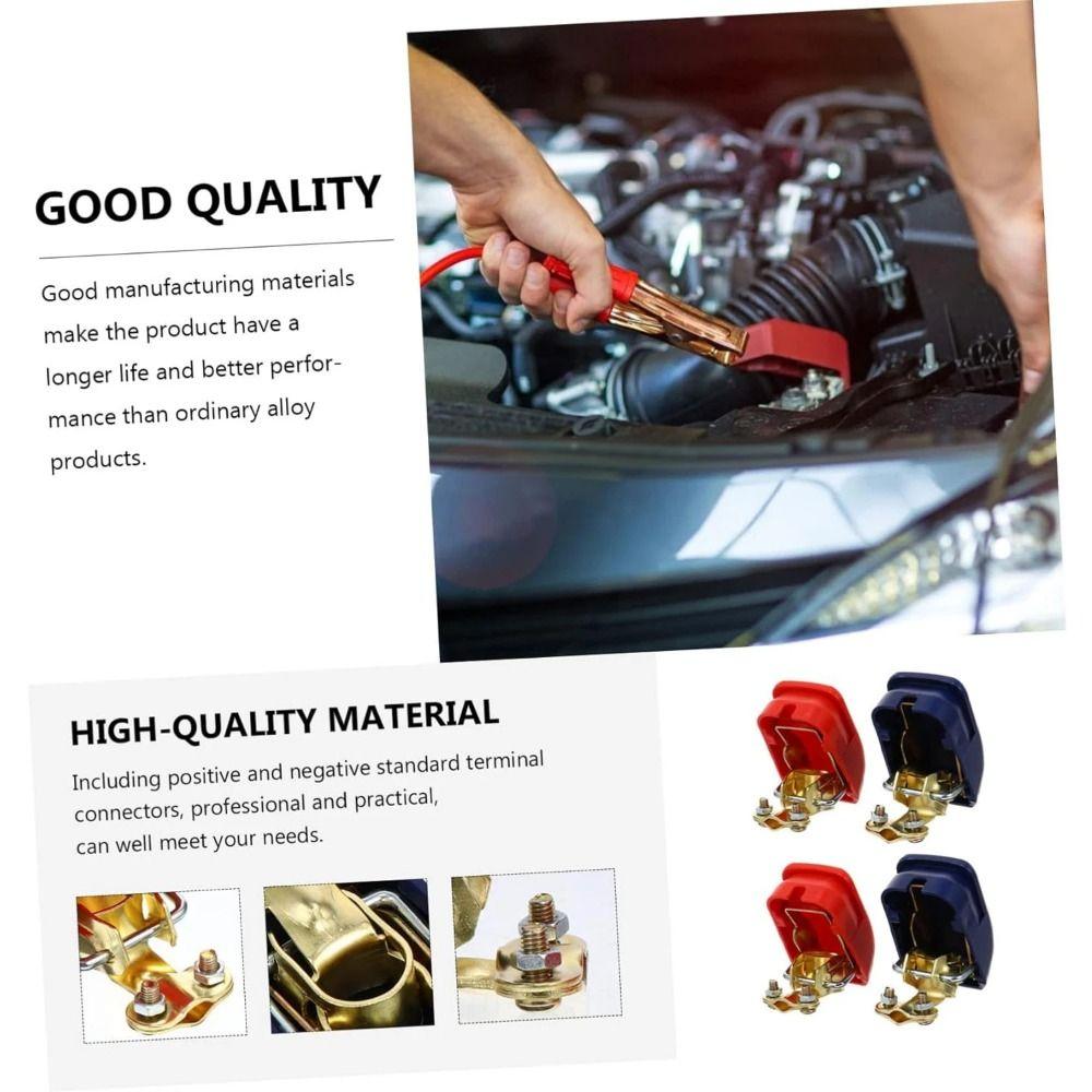 12V 24V Car Battery Terminals Top Post Cover Lift Off Connector Clamps  Car Accessories