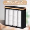 Toilet Paper Basket 28L Toilet Paper Storage with Lid for Bathroom Free Standing Holder Organizer Holds Up to 9-12 Rolls