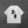 Personality Trend Retro Niche Design Sense Popular Printing Summer New Cotton Short-sleeved T-shirt Casual Top Women