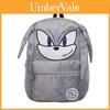 Mochila de Pelúcia Desenho Sonic O Ouriço Para Estudantes Com Armazenamento Espaçoso Para Uso Diário