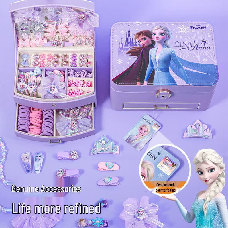 Disney Elsa Prinzessin Kinder Schmuckschatulle & Haaraccessoires Set