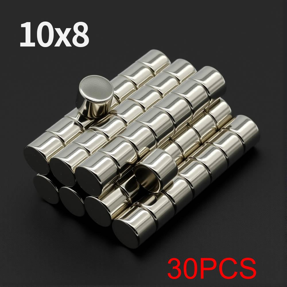 Powerful Neodymium Magnet  N35 NdfeB Permanent Magnetic imanes Round Super Strong Fridge Magnets DIY 10x1 10x2 10x3 10x4 10x5mm