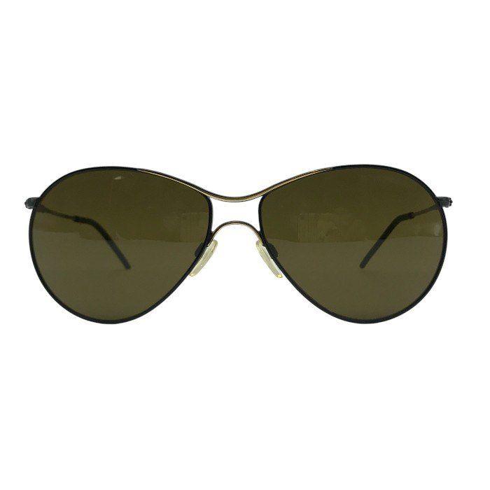 Used EMPORIO ARMANI Sunglasses Men's Metal Frame Full Rim EA2027 3082/73 Used T1