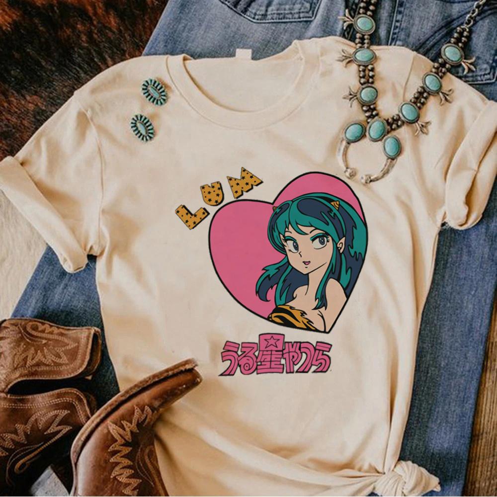 Urusei Yatsura Tee women graphic harajuku designer tshirt girl anime Japanese streetwear clothes