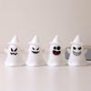 4Pcs Luminated Ghostly Figurine Desk Light Halloween Night Lamp Decoration For Table Mantels Kitchen Countertops Shelf