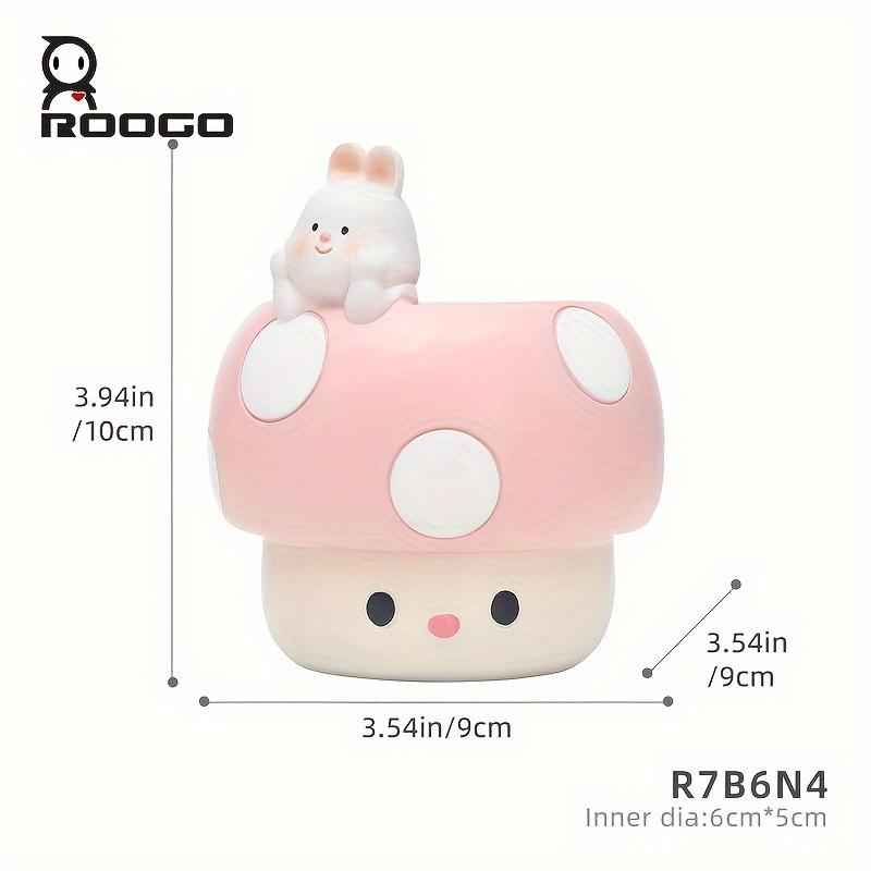 

1 шт., симпатичный держатель для ручек в виде гриба - дизайн в виде мультяшных животных, вместительный настольный ящик для хранения, подходящий для домашнего офиса и общежития, устойчивый к ржавчине и плесени R7B6N4