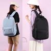 Large Capacity Preppy Style Backpack Nylon Teenagers Shoulder Bag Simple Students School Bag  Women