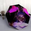 1pc KPop Demon Hunters21 Umbrella, Sun Protection, And UV Shielding. It Has Eight Sturdy Ribs for Outdoor Use And Perfect Gift