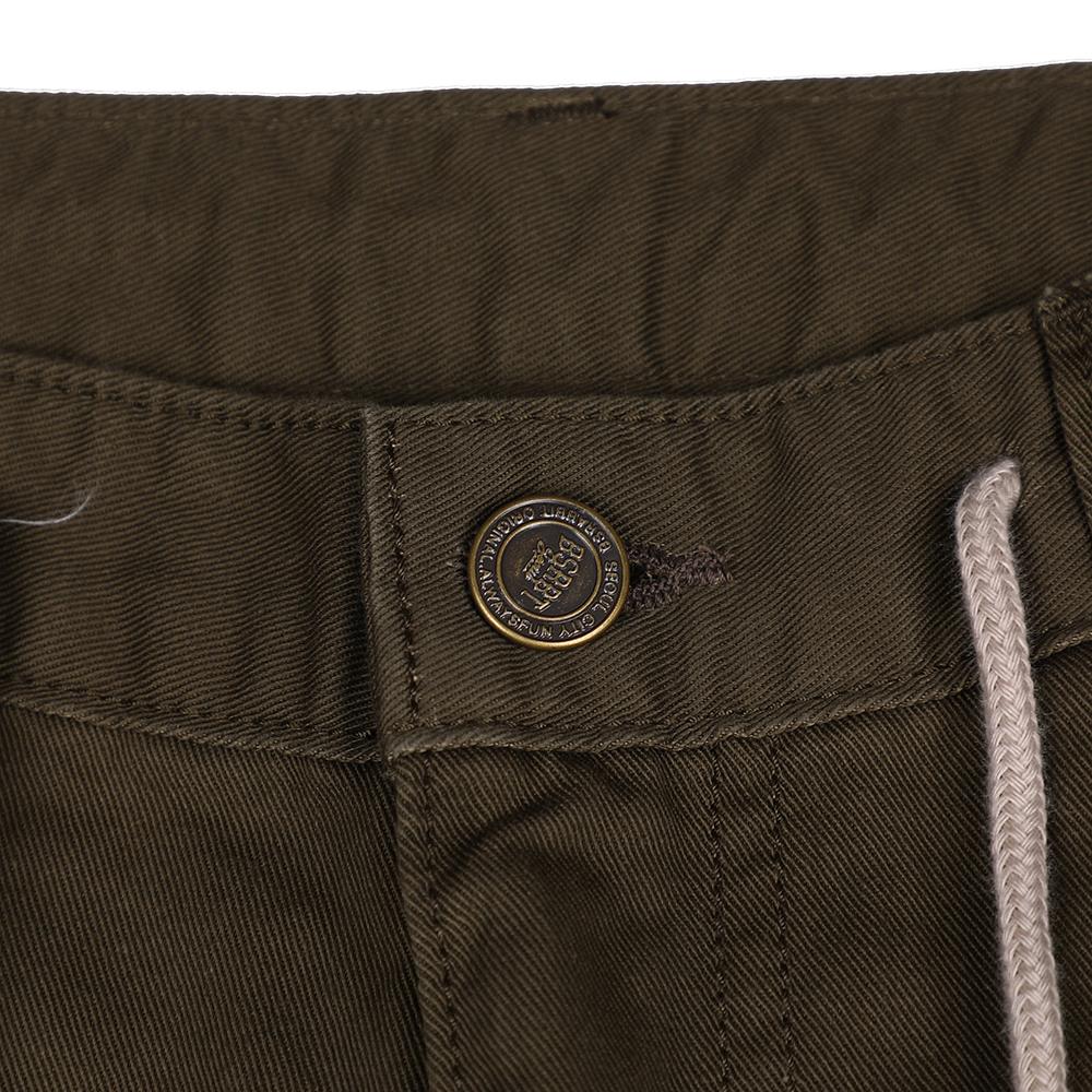 Bieseulaebis Mid 90 Baggy Cotton Pants Dark Khaki