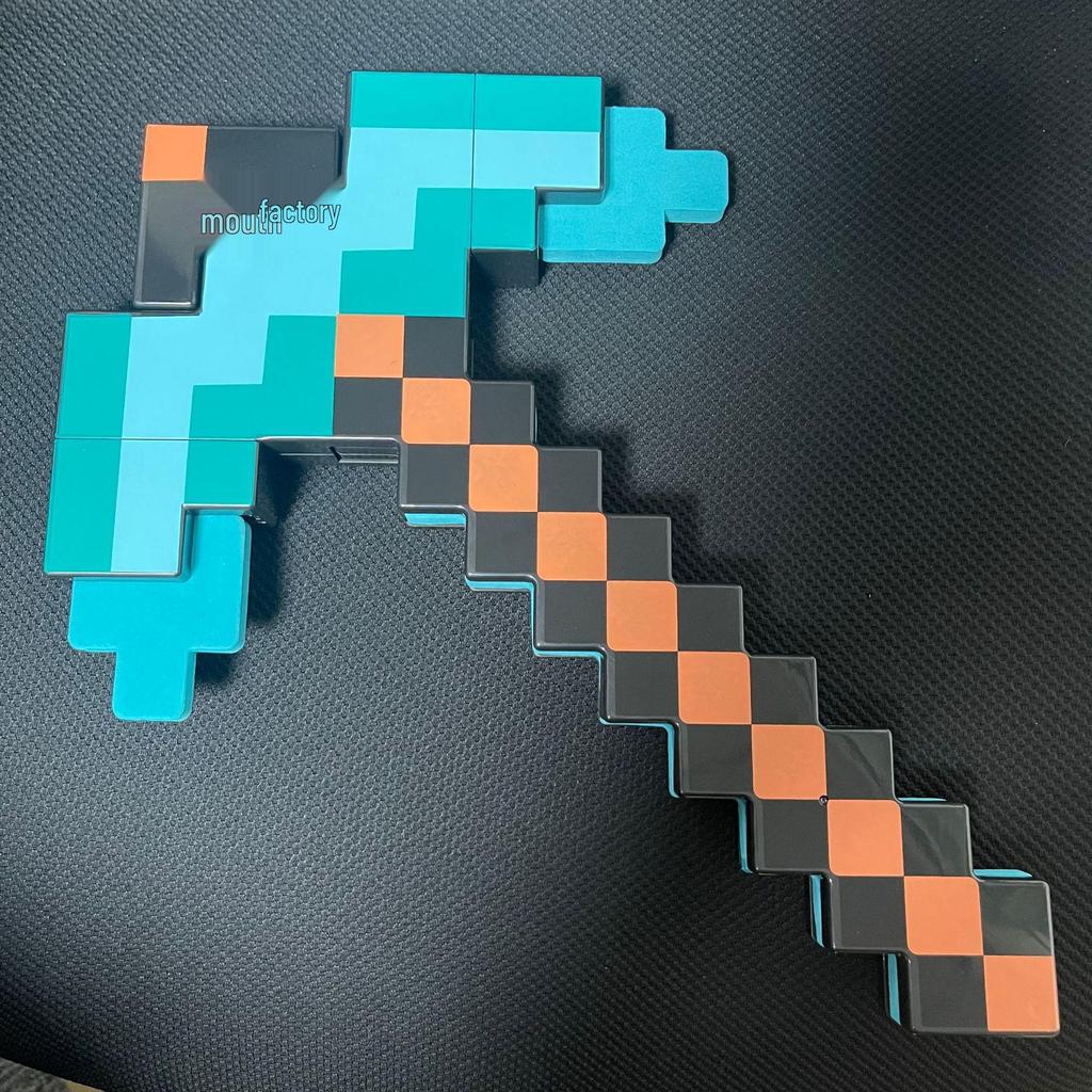 Minecraft 2-in-1 Transforming Sword and Pickaxe Toy - Hot Seller Gift