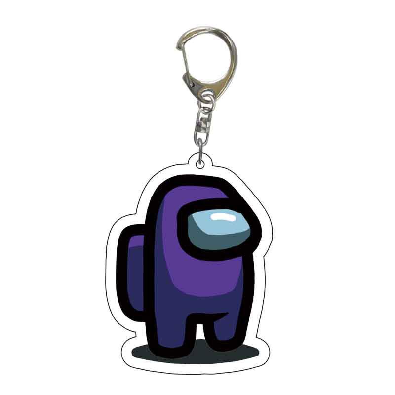 Nuovo Portachiavi Ciondolo Gioco Anime Among Us - Stile Cartone Animato Transfrontaliero