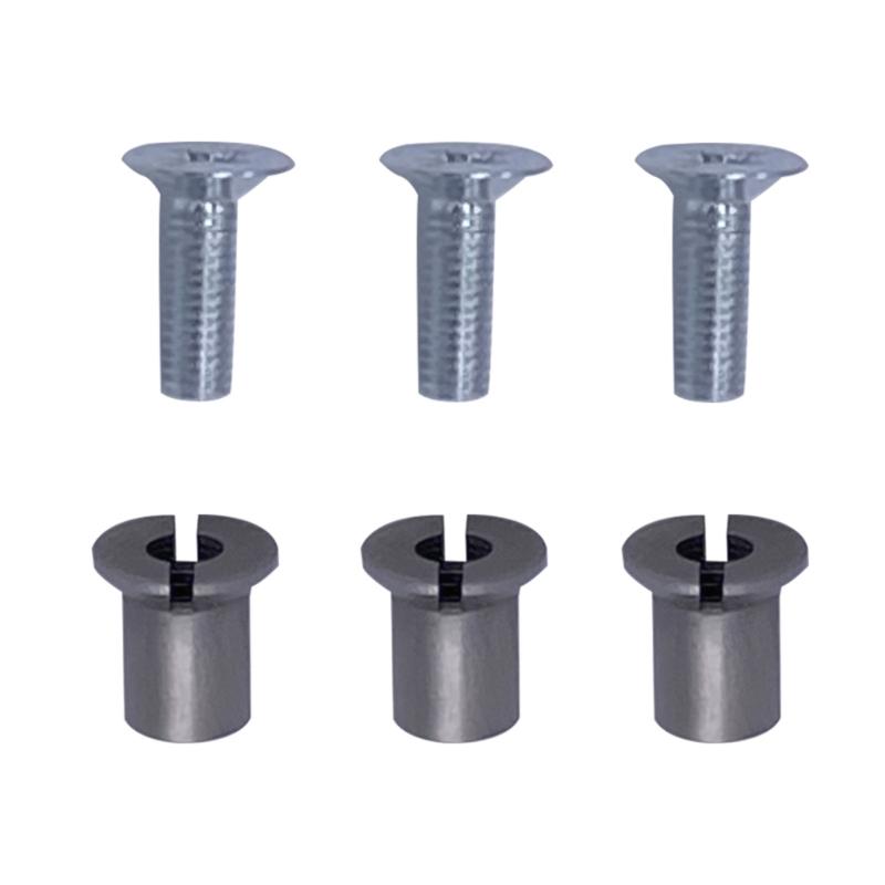 3Pairs Screws for DIY Speakers Open Reel Tape Screws Metal Material Male And Female Screws