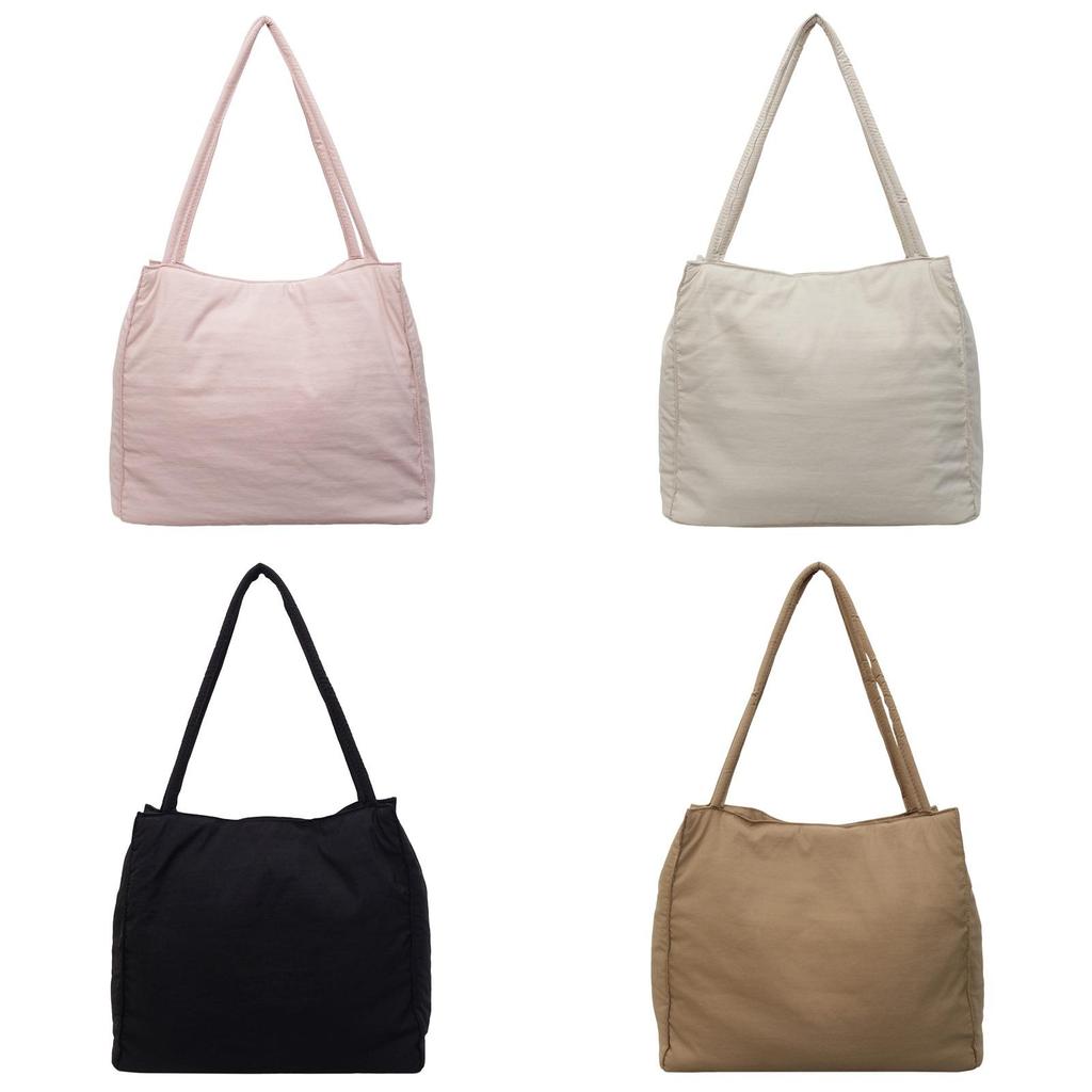 Nylon-Tragetasche für den täglichen Gebrauch mit Reißverschluss und Handytasche für lässige Frauen