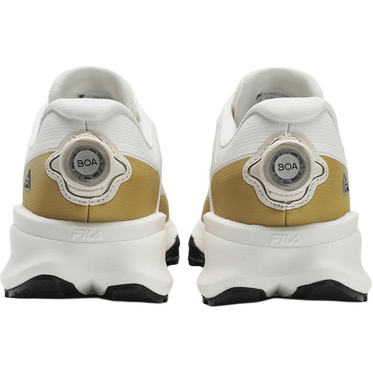 FILA Lynx Boa 3+ Comfortable Fashion Durable Low-Top Running Shoes Men sneaker White Yellow A12M531203F-CS