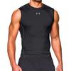Under Armour Mouwloos Rond Hals Compressie Trainingsshirt Heren tops Zwart 1257469-001