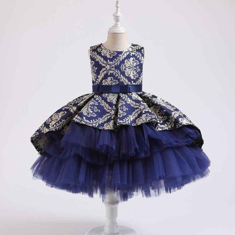 Sleeveless Embroidery Mesh Bubble Dress 