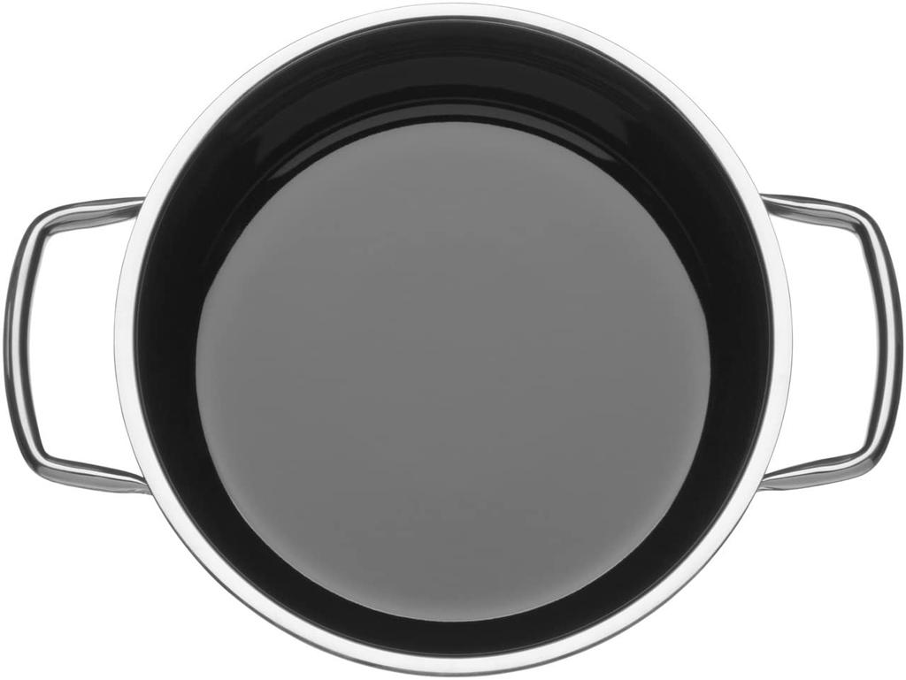 Кастрюля WMF Fusion Tech High 20 см DR IH, совместимая с газовым огнем, безводная, W0514375290 (Темная латунь)