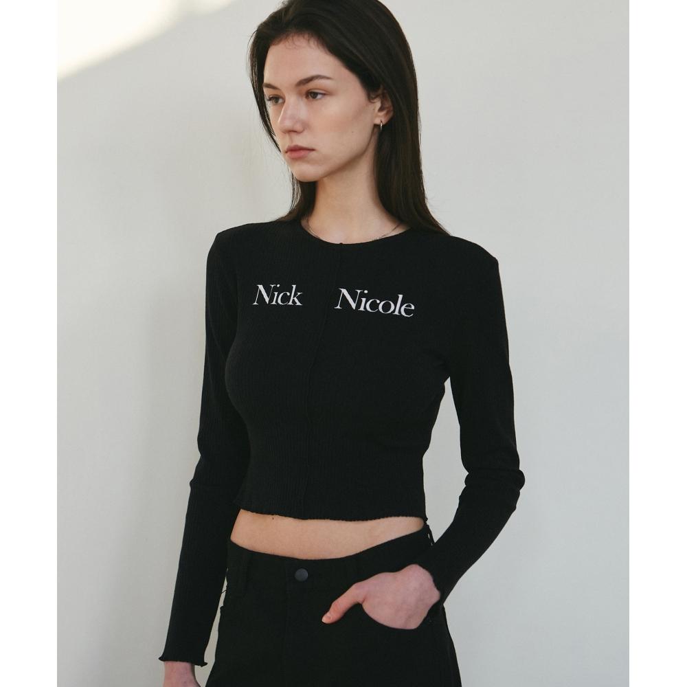 

NICKNICOLE NICOLE SIGNATURE SLIM ТРИКОТАЖ ЧЕРНЫЙ