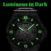 Hollow Skeleton Men's Mechanical Wristwatches Fashion Luminous Watch Men Business Waterproof Automatic Watch For Men