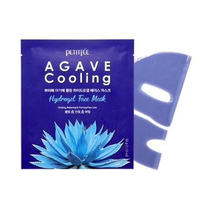 

PETITFEE - Agave Cooling Hydrogel Face Mask Set 5pcs 32g x 5pcs