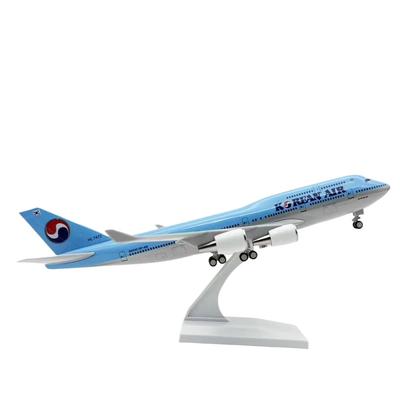 30CM 1/240 Scale 747 B747 Korean Airlines Diecast Resin Plane Model Airplane Model Plane Kits To Build Toy with Collection Decor
