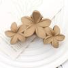 Delicate Flower Shape Hair Claw Ponytail Shopping Jaw Clip Female Headpieces