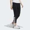 Adidas Three Stripe Cropped Track Pants Women Bottoms Black H09745