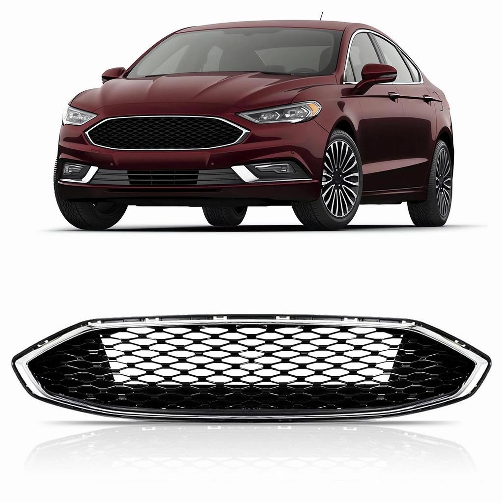 Ford Mondeo Fusion 2017-2018 Black Honeycomb Mustang Grille