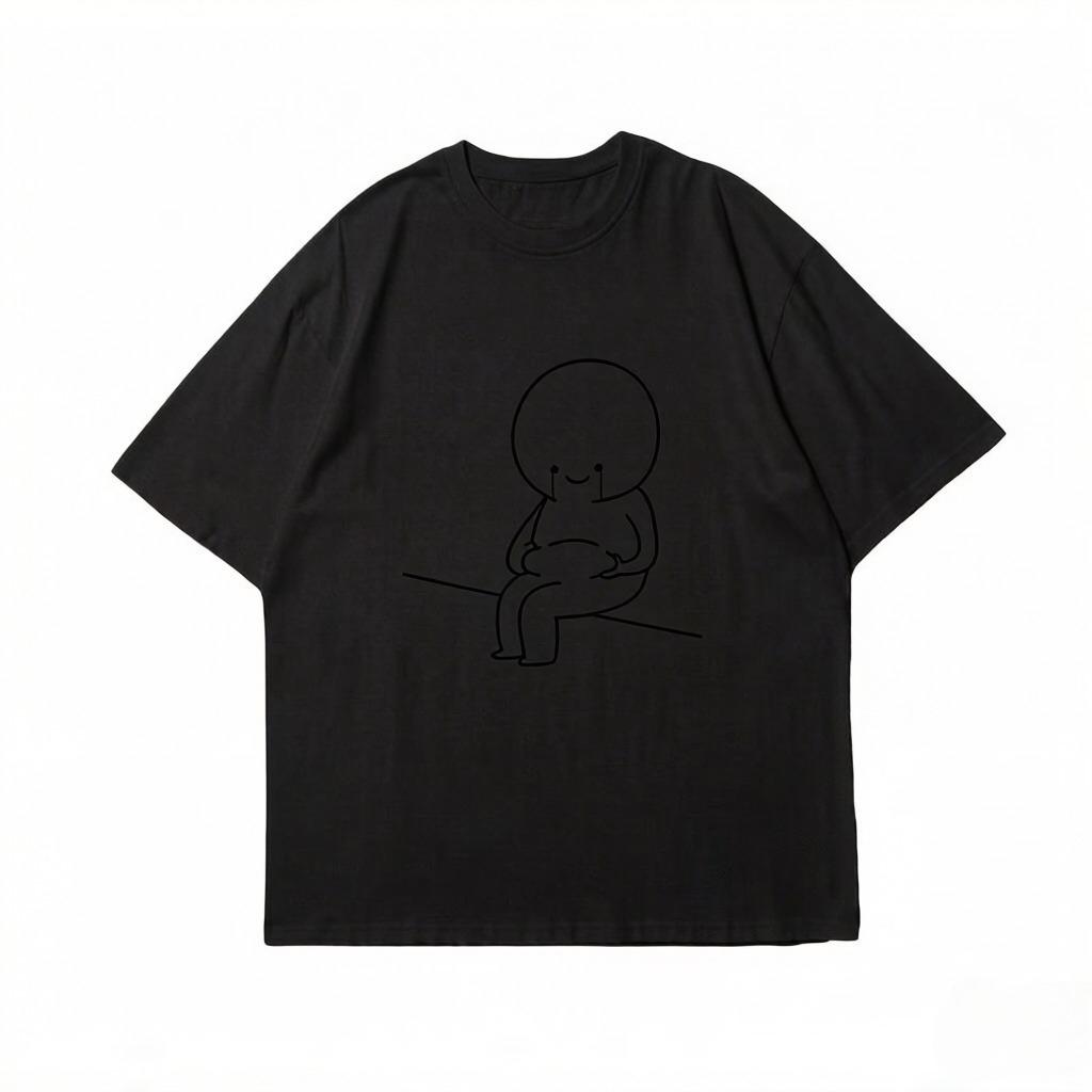 

Interesting Chubby Belly Pattern T-shirt. High-quality Men s and Women s Short-sleeved T-shirts. Men s Casual and Comfortable... S разноцветный