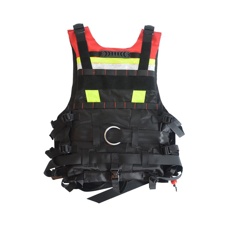 Rapid Flow Tactical Water Rescue Vest with Double Pockets for Flood Control and Disaster Relief