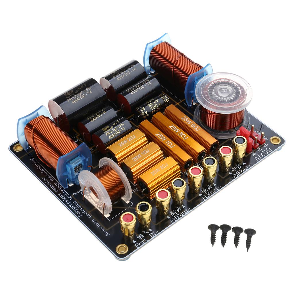 Quality 450W Speaker Crossover Divider Filter Create Powerful Sound Effects for Music Enthusiasts Clear Sound Output