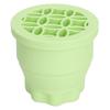 2 in 1 Makeup Brush Cleaning Mat with Brush Drying Rack Folding Space Saving Cosmetic Brush Cleaner Bowl