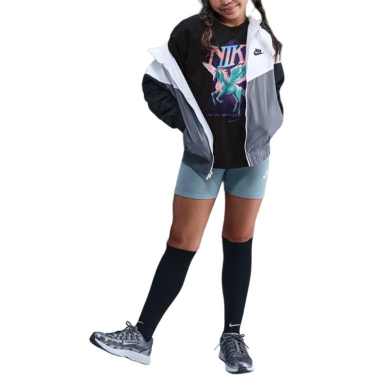Nike Kids T Shirts Crew Neck Moderate HV5725-010