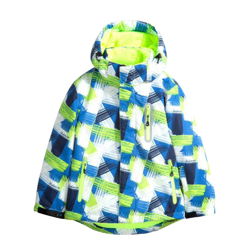 WOWULOVELY Snowboarding Apparel Set for Skiing and Sizes Jacket and Pants Waterproof and Warm for Snow Play Top and Bottom Size Kids' Boys,