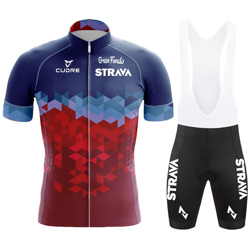 2022 event cycling suit Strava Tour de France short-sleeved overalls cycling suit
