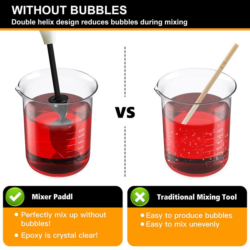 Mixer Helix Design Paint Stirring Rod Drill Attachment Stirrer Paddle Drill Mixing Tool