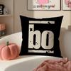 BBohse OOnkelz Cushion Cover Pillowcase Short Plush Invisible zipper Room Sofa Cushion Cover