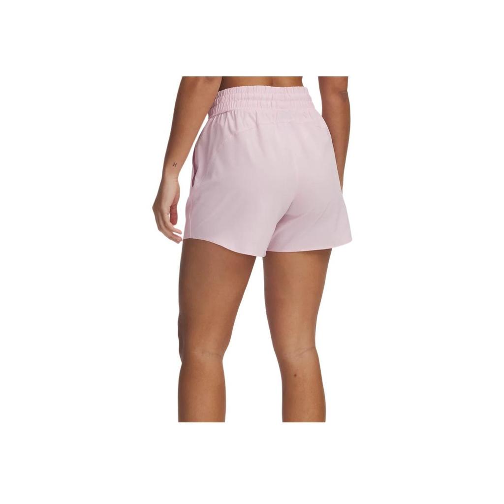 Under Armour Flex Comfortable Classic Stylish Solid Color Versatile Sports Shorts Women shorts Pink 1376933-647